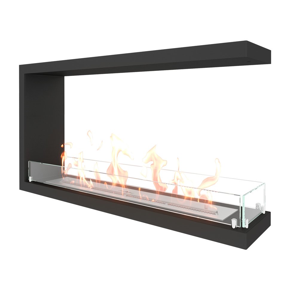 Биокамин торцевой SteelHeat Leader 900