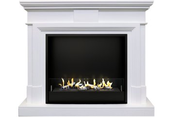 Биокамин в портале Firezo Coventry white, стандарт