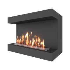 Биокамин фронтальный SteelHeat GRAND 1000