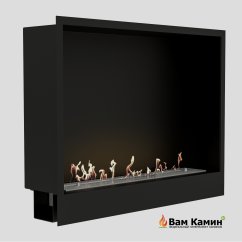 Очаг для вставки в портал сзади на заказ