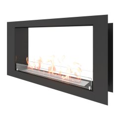 Биокамин сквозной SteelHeat LONG 1000