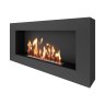 Биокамин SteelHeat WALL GRAND 1200 LITE черный фото 1