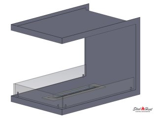 13156C Биокамин торцевой на заказ