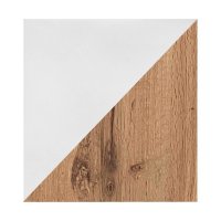 Тумба под ТВ с биокамином SteelHeat LIVORNO IMPULSE 140 см (корпус белый / фасады дуб Вотан)