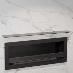 Стеклянная полка для биокамина Bronze 1000
