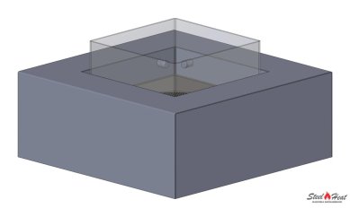 15238С Биокамин напольный на заказ