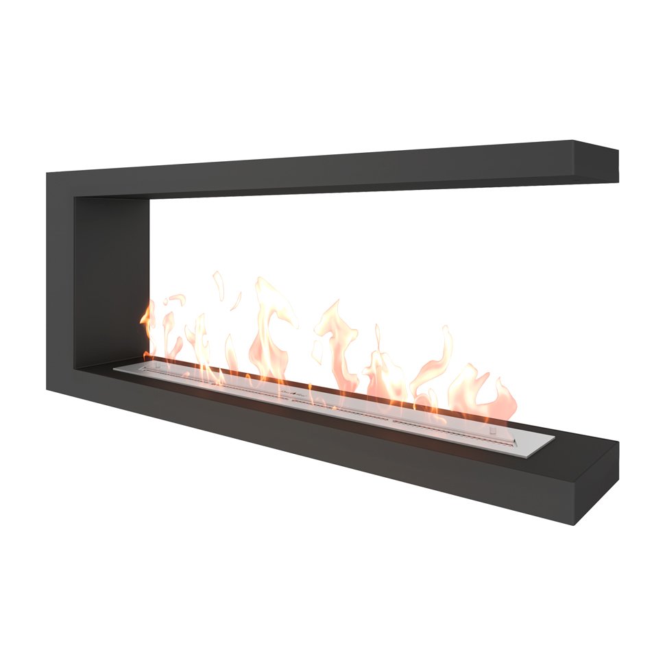 Биокамин торцевой SteelHeat LONG 1200 Биокамин торцевой SteelHeat LONG 1200