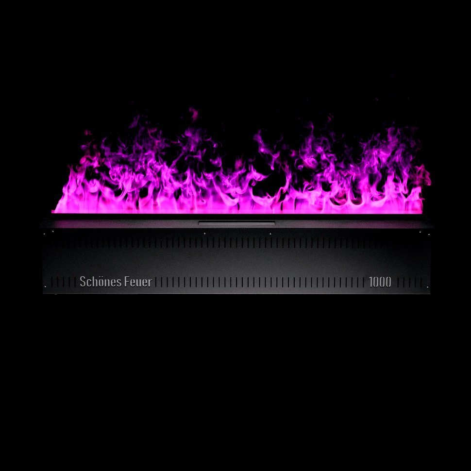 Электрический паровой камин Schones Feuer 3D Hot Line 1200 черный