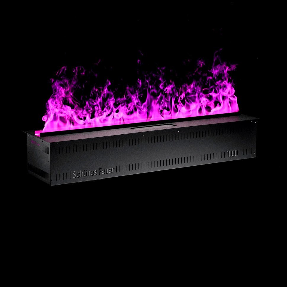 Электрический паровой камин Schones Feuer 3D Hot Line 1200 черный